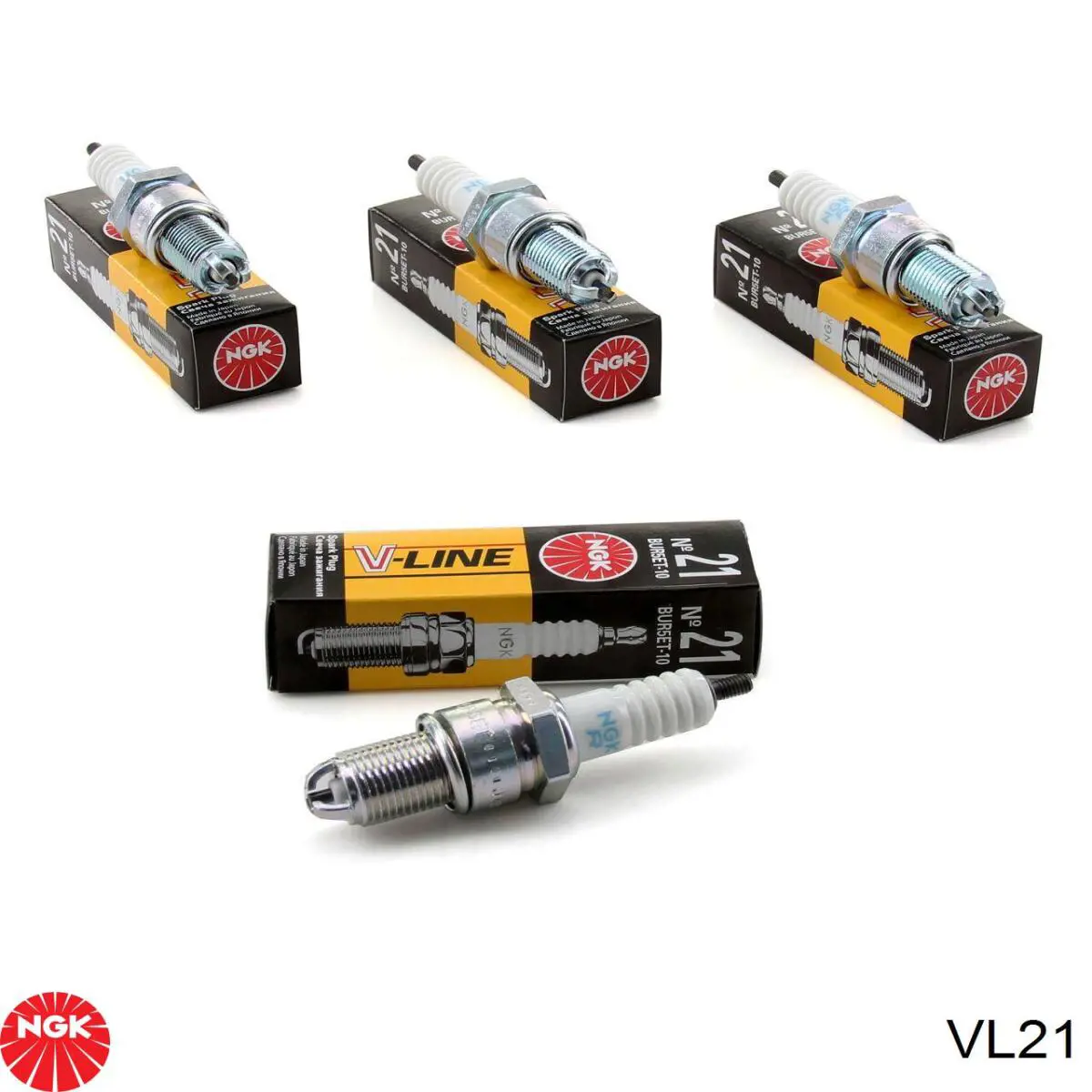 Свічки автомобільні NGK VL21 ціна, від 4.44 USD