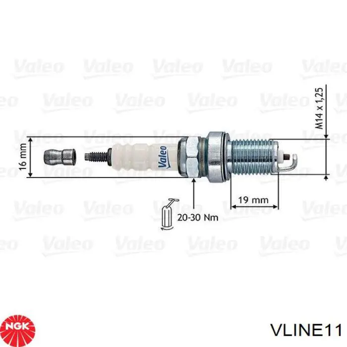 Свічки запалювання VLINE11 NGK