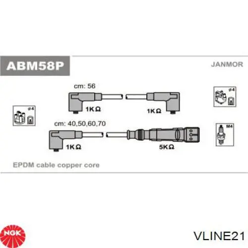Свічки NGK VLINE21