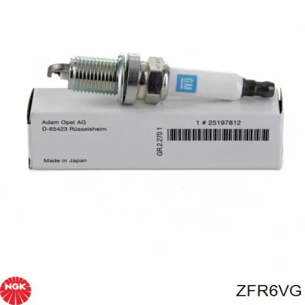 ZFR6VG NGK Свіча запалювання