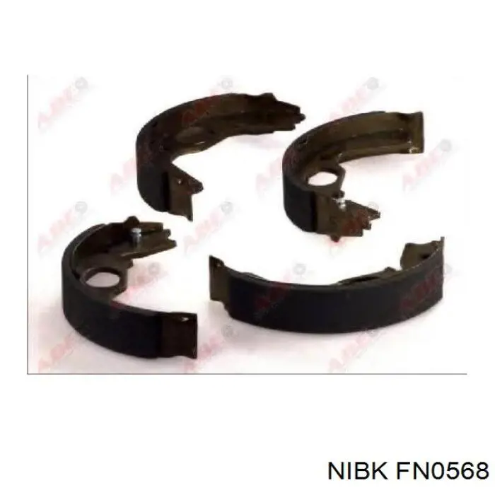 Колодки ручника FN0568 Nibk