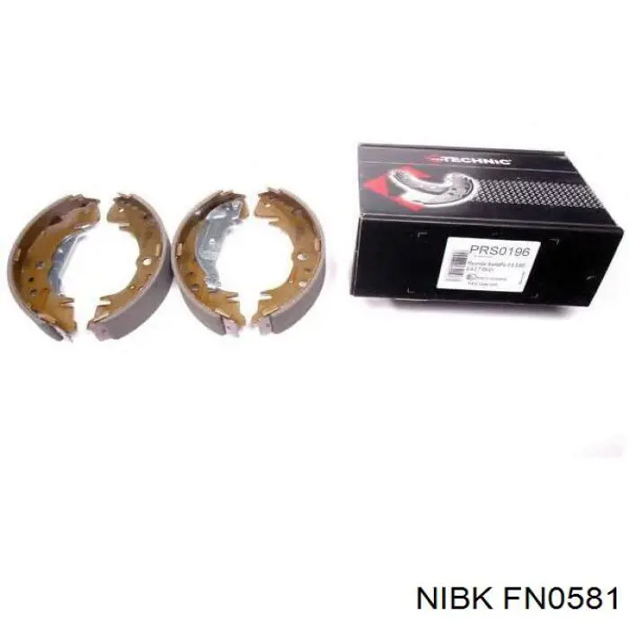 Колодки ручника FN0581 Nibk