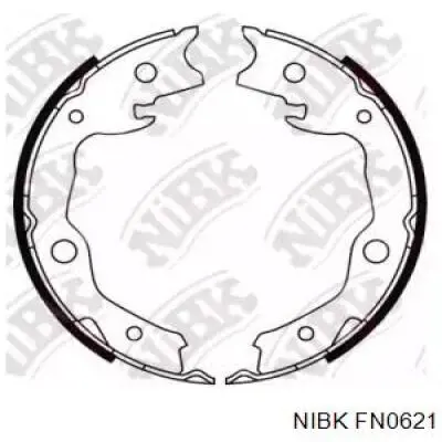 Колодки ручника / стоянкового гальма Nibk FN0621 ціна, від 17.93 USD