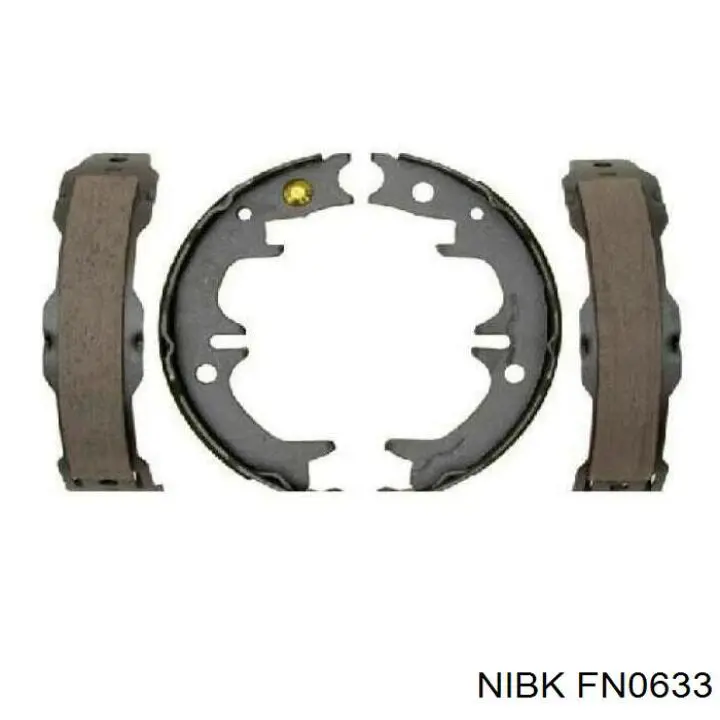 Колодки ручника FN0633 Nibk