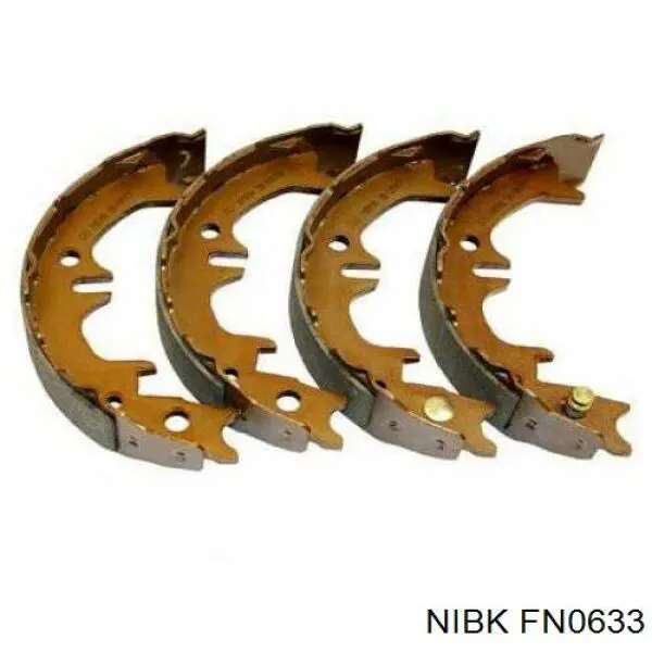 FN0633 Nibk Гальмівні колодки ручника