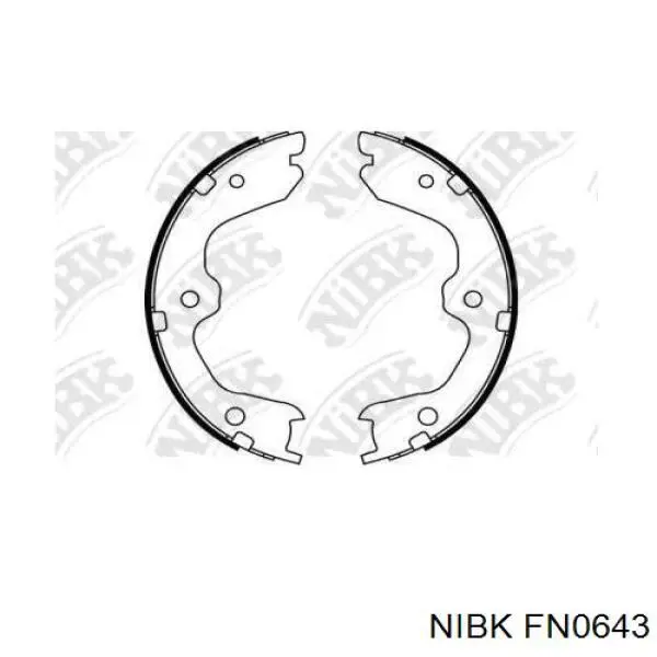Колодки ручника 44000EG06A Nissan/Infiniti