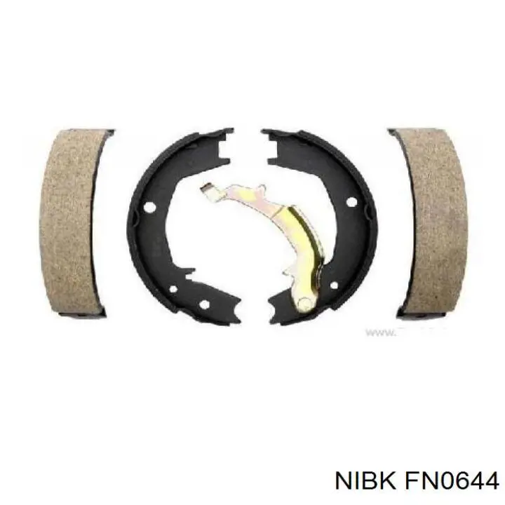 Колодки ручника / стоянкового гальма Nibk FN0644 ціна, від 27.80 USD