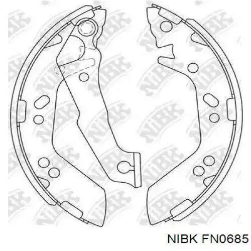 Колодки ручника/стоянкового гальма Subaru Forester (S13, SJ) (Субару Форестер)