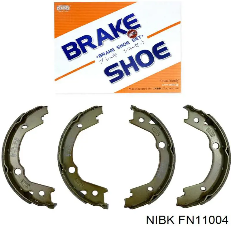 Колодки ручника / стоянкового гальма Nibk FN11004 ціна, від 17.27 USD