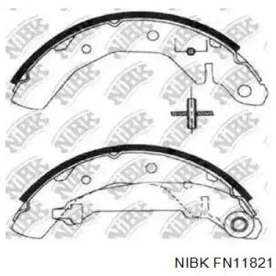 Купити FN11821 Nibk Колодки гальмові задні, барабанні