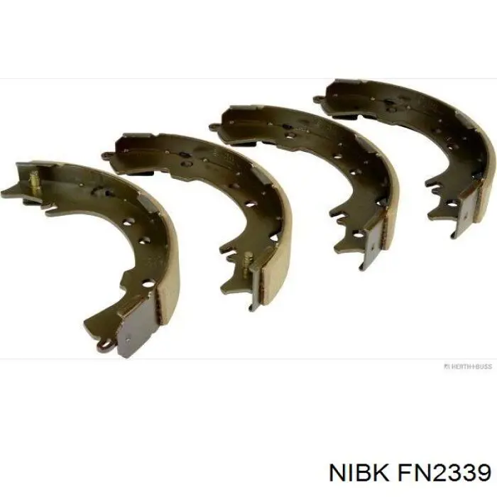 FN2339 Nibk Колодки гальмівні задні, барабанні