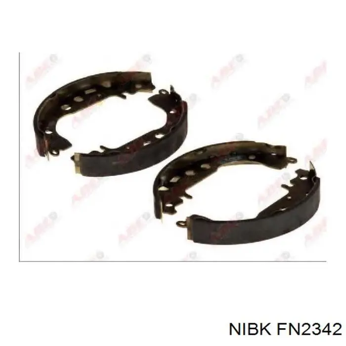 Колодки гальмові задні, барабанні FN2342 Nibk