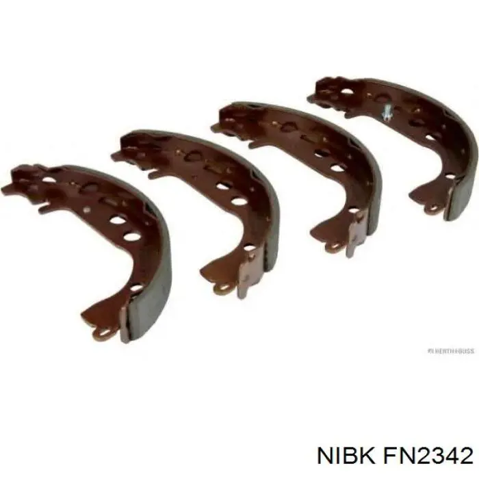 FN2342 Nibk Колодки гальмівні задні, барабанні
