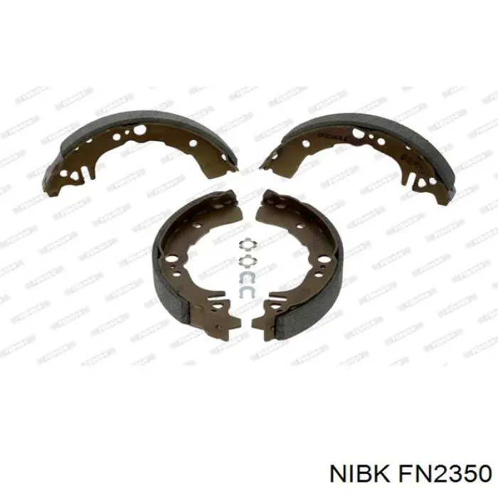 Колодки гальмові задні, барабанні Nibk FN2350 ціна, від 21.59 USD