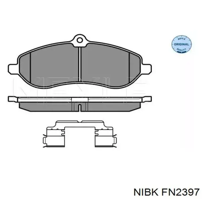 Купити FN2397 Nibk Колодки гальмові задні, барабанні