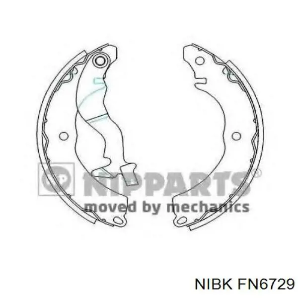 Колодки гальмові задні, барабанні Rider RDS213502080 ціна, від 13.11 USD