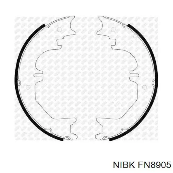 Купити FN8905 Nibk Гальмівні колодки гальма стоянки