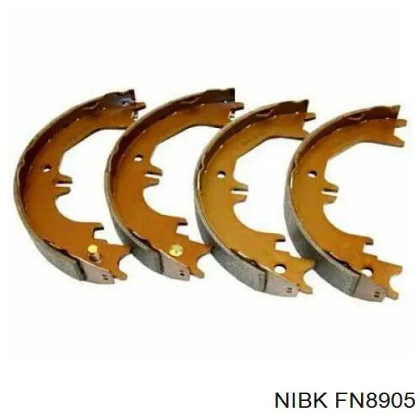 Колодки ручника FN8905 Nibk