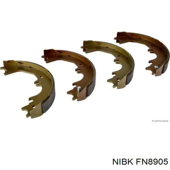 Колодки ручника / стоянкового гальма Nibk FN8905 ціна, від 34.45 USD