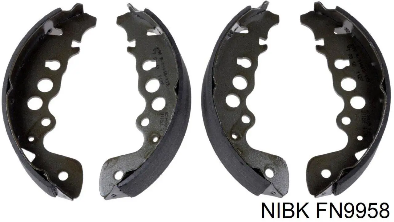 Колодки гальмові задні, барабанні Nibk FN9958 ціна, від 20.42 USD