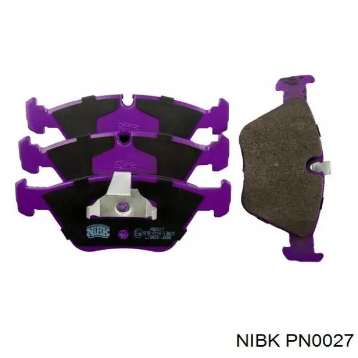 Купити PN0027 Nibk Колодки гальмівні передні, дискові