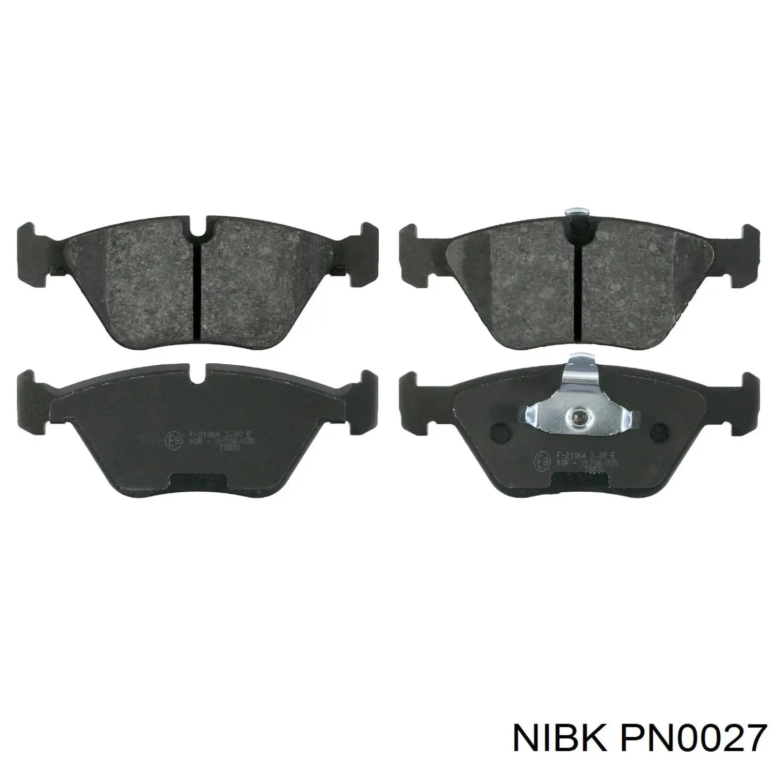 PN0027 Nibk Передні гальмівні колодки