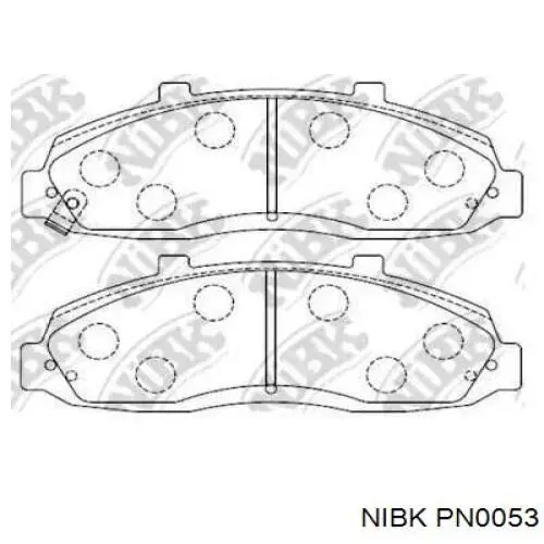 SP1282 Hi-q Передні гальмівні колодки