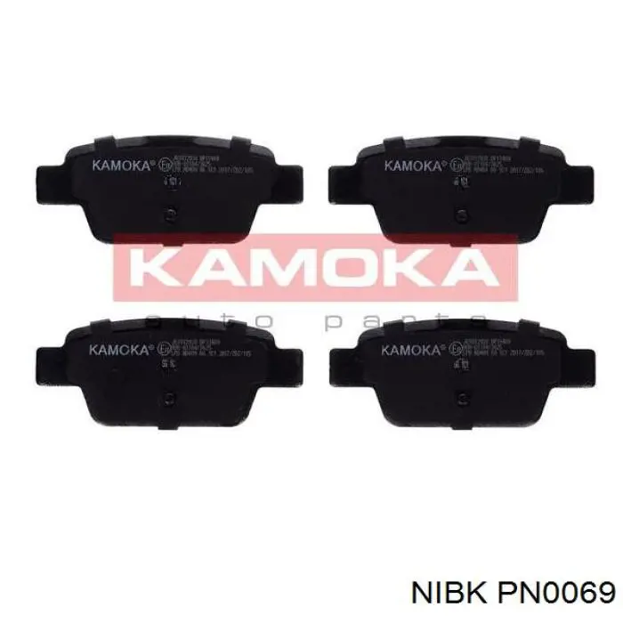 Купити PN0069 Nibk Задні колодки