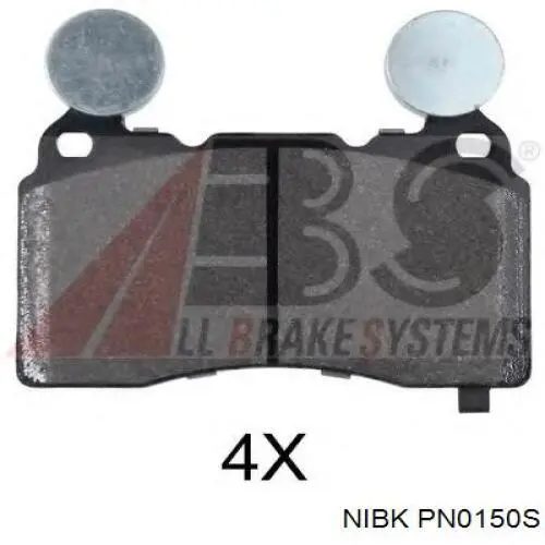 Купити PN0150S Nibk Колодки гальмівні передні, дискові