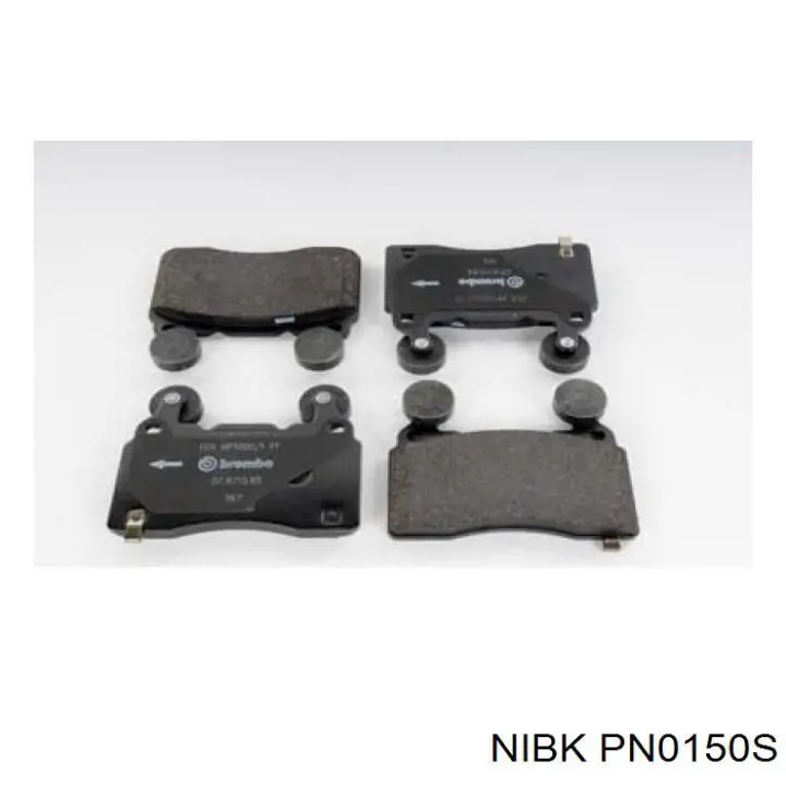 Гальмівні колодки Nibk PN0150S ціна, від 36.79 USD