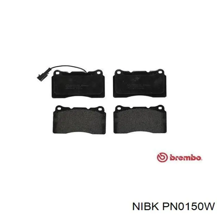 Передні тормозні колодки PN0150W Nibk
