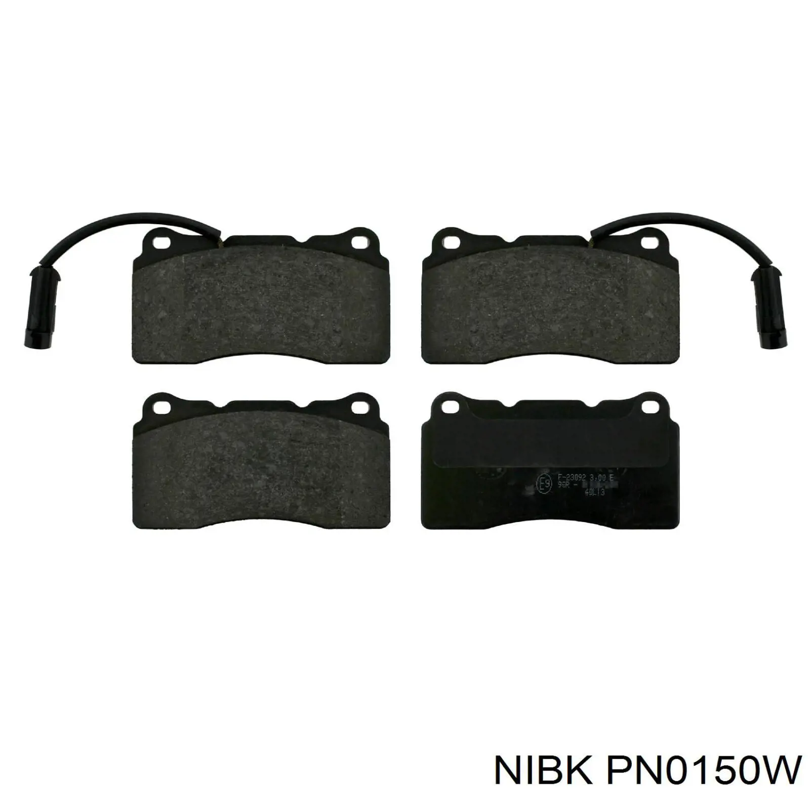 PN0150W Nibk Передні гальмівні колодки