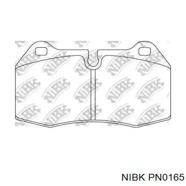 Гальмівні колодки Nibk PN0165 ціна, від 32.12 USD