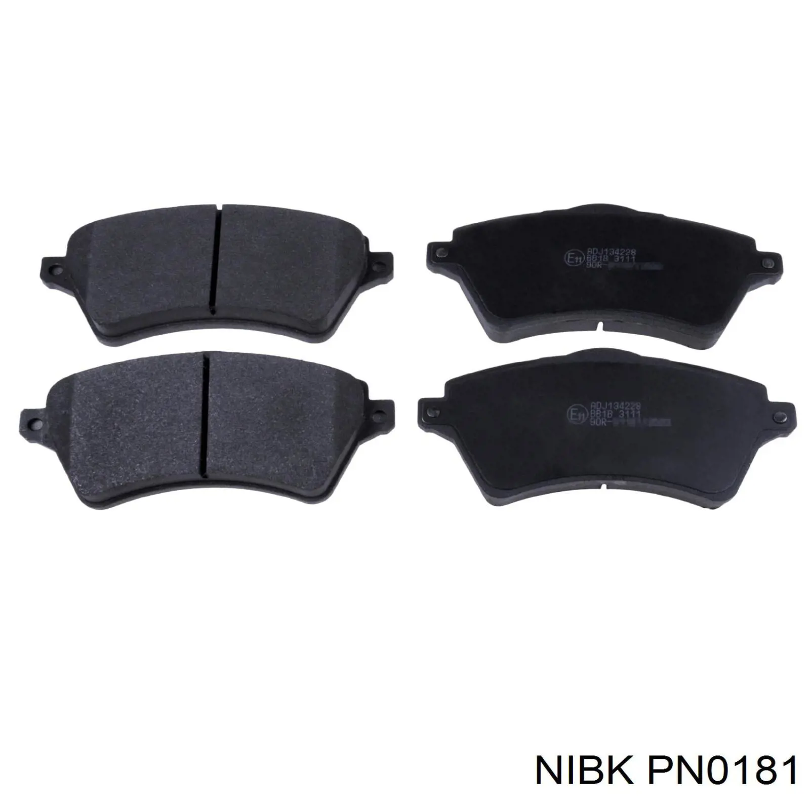 Передні тормозні колодки PN0181 Nibk