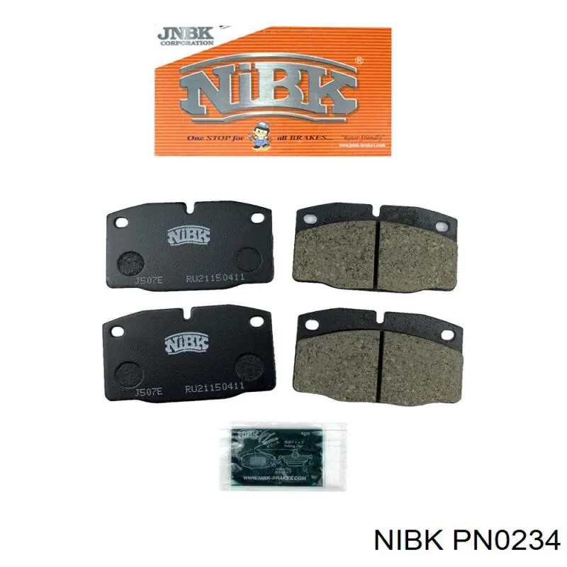 Передні тормозні колодки PN0234 Nibk