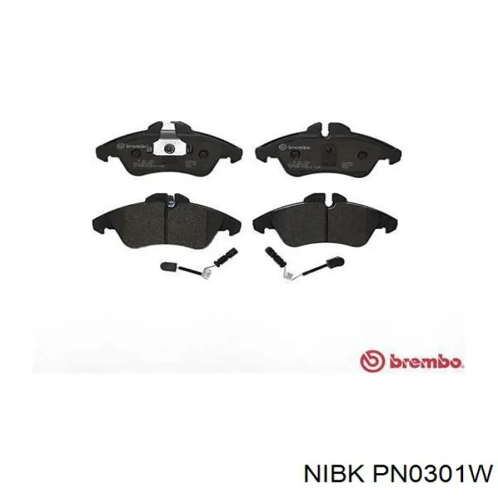 PN0301W Nibk Передні гальмівні колодки