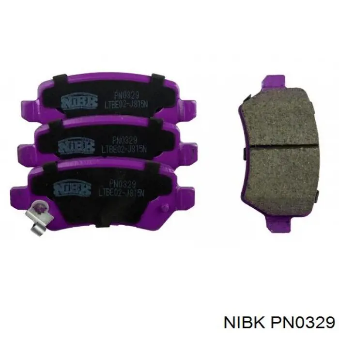 Купити PN0329 Nibk Задні колодки