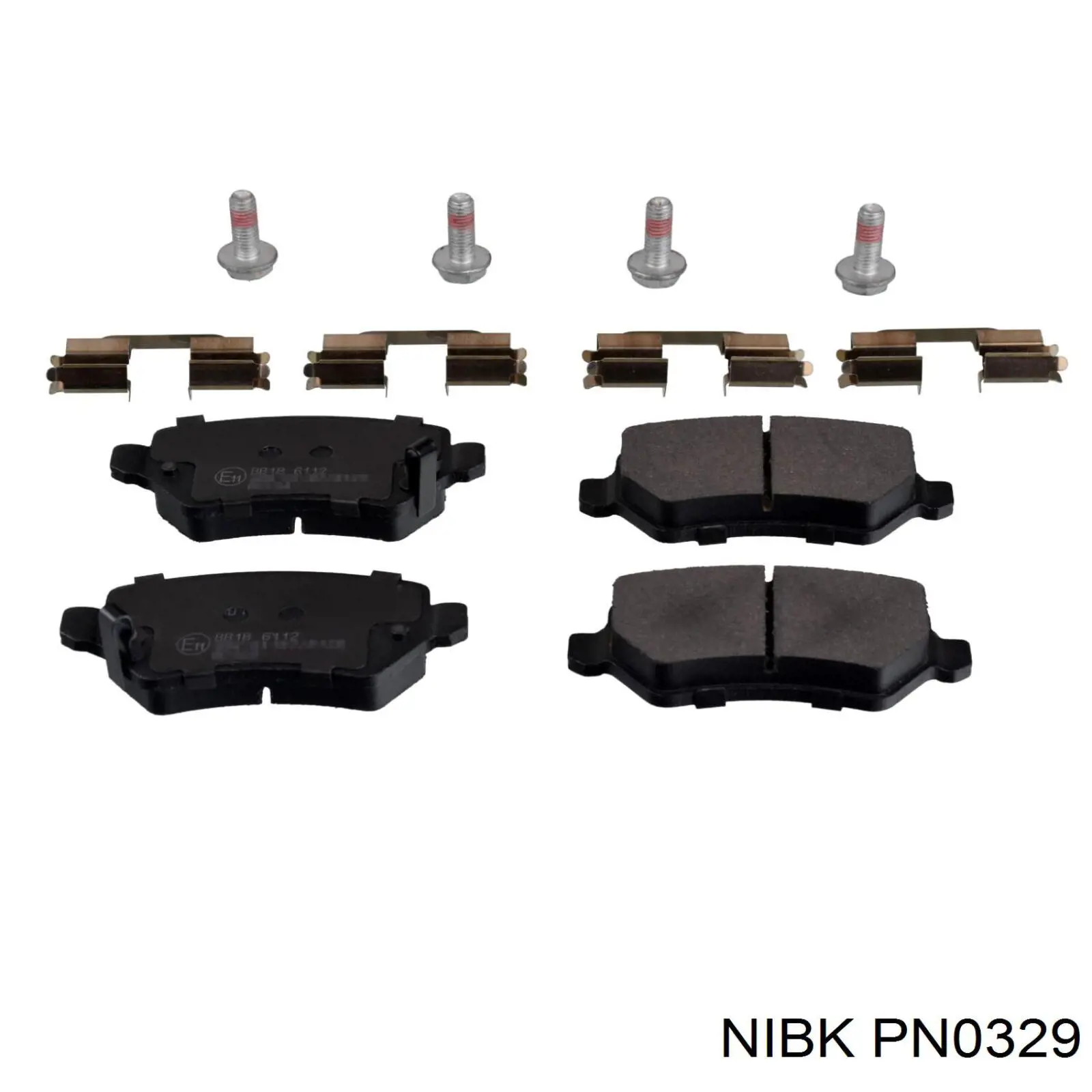Задні гальмівні колодки PN0329 Nibk