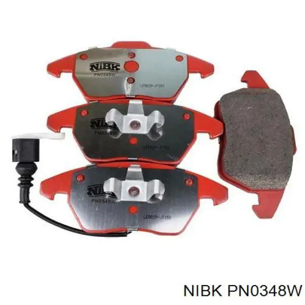 Передні тормозні колодки PN0348W Nibk