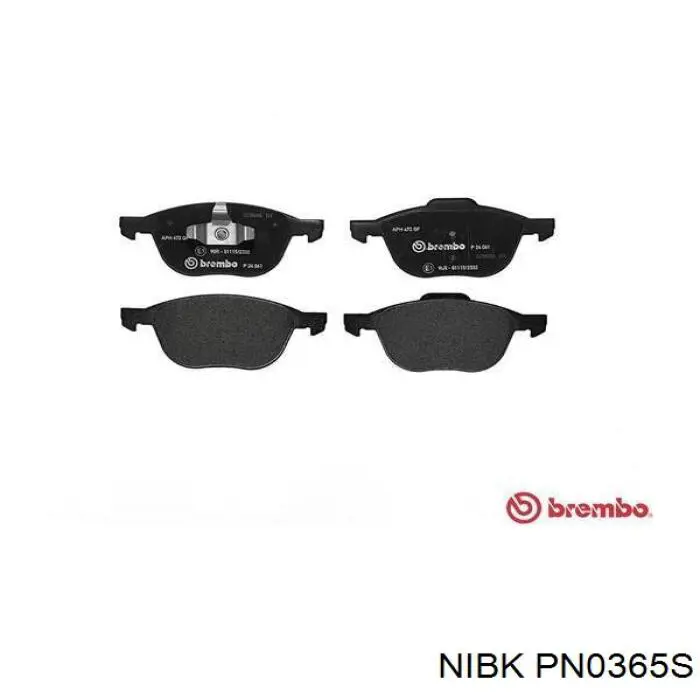 Купити PN0365S Nibk Колодки гальмівні передні, дискові
