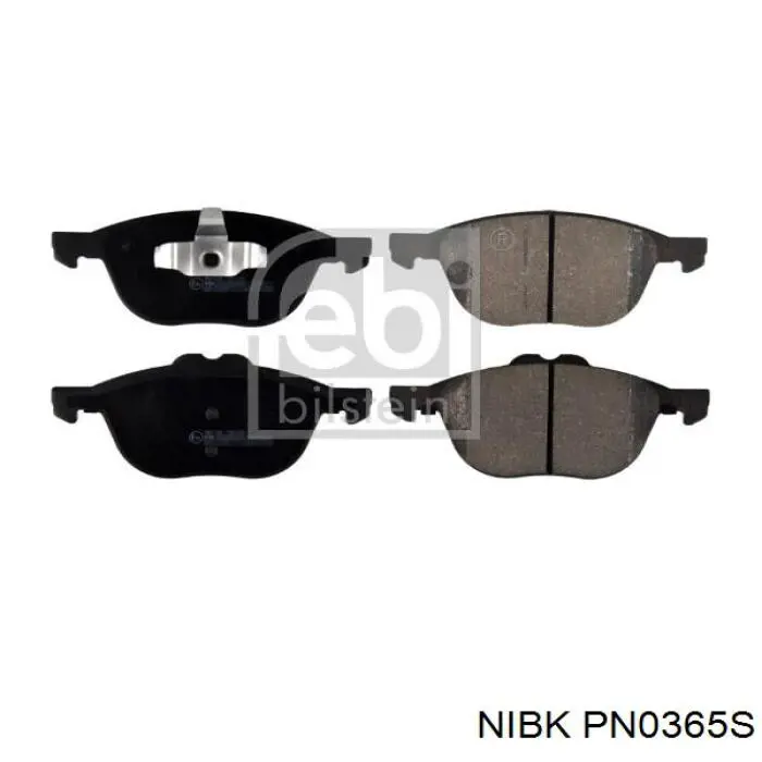 Тормозні колодки Nibk PN0365S