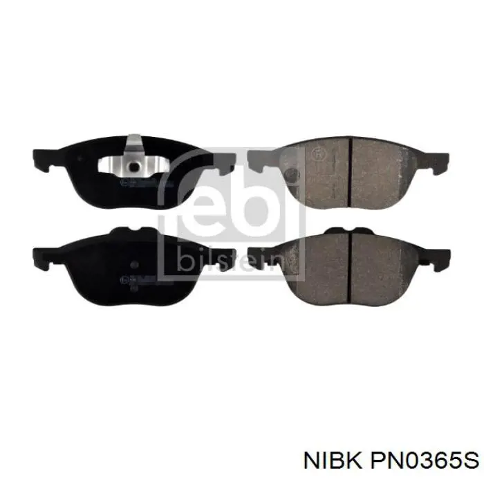 Гальмівні колодки Nibk PN0365S ціна, від 23.43 USD