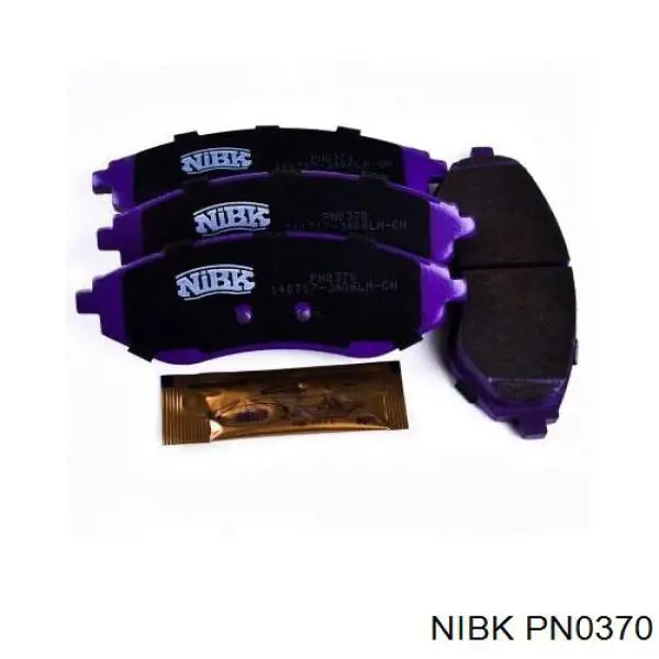 Купити PN0370 Nibk Колодки гальмівні передні, дискові