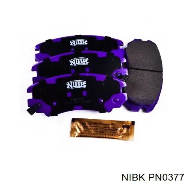 Передні тормозні колодки PN0377 Nibk