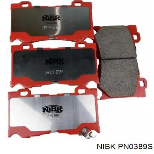 Гальмівні колодки Nibk PN0389S ціна, від 37.23 USD