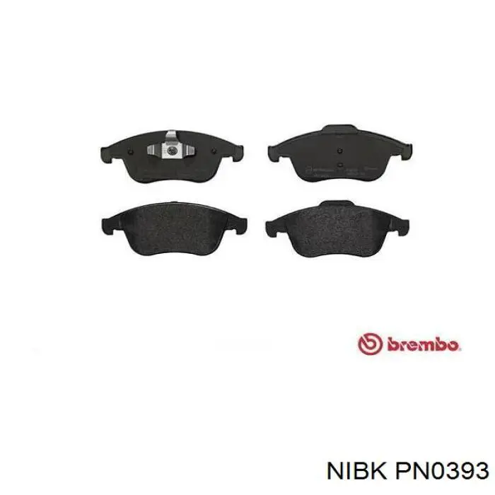 Передні тормозні колодки PN0393 Nibk