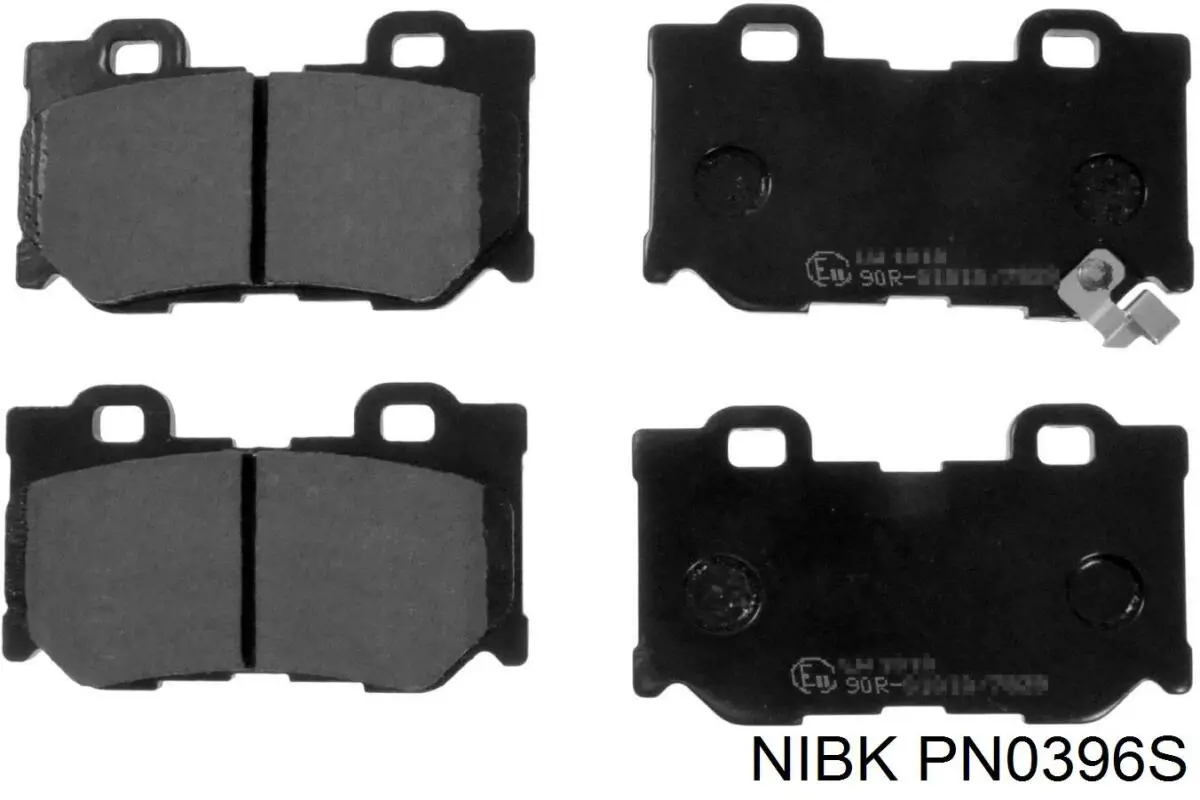 Купити PN0396S Nibk Задні колодки