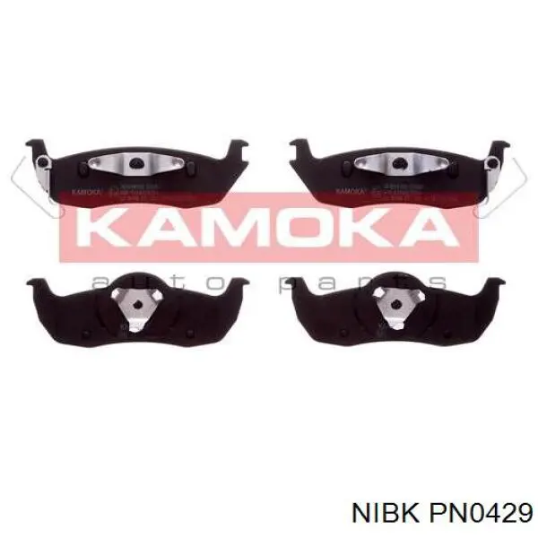 Задні гальмівні колодки PN0429 Nibk
