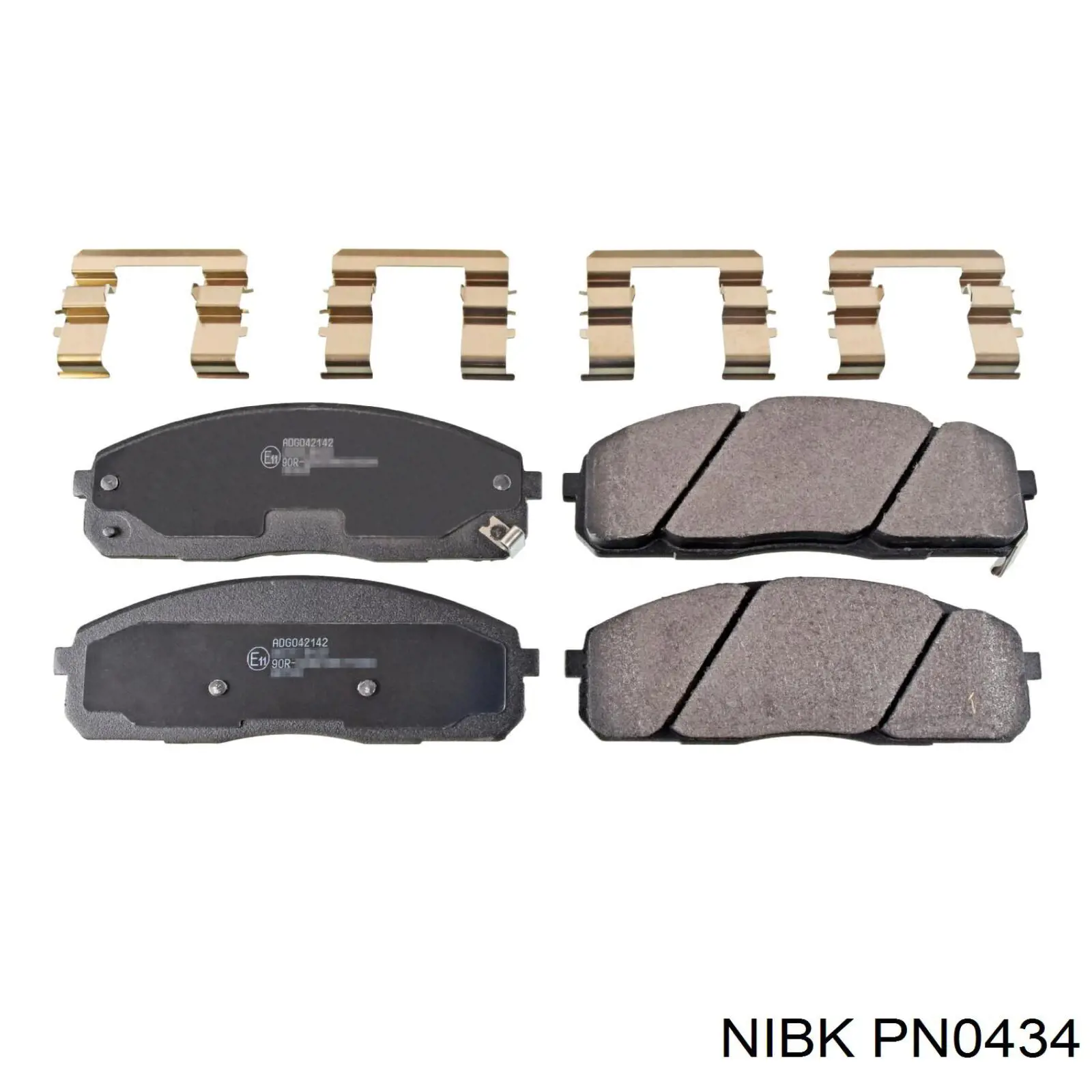 PN0434 Nibk Передні гальмівні колодки