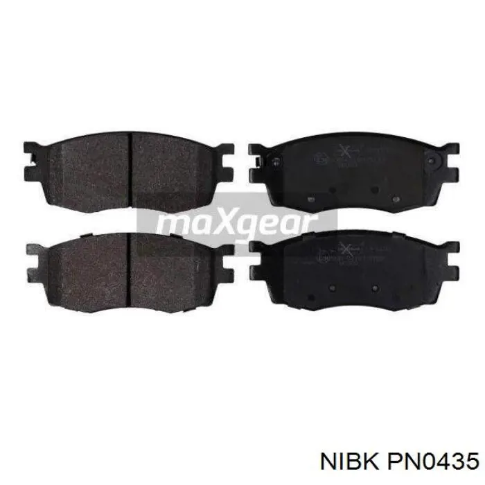Передні тормозні колодки PN0435 Nibk